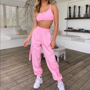 Crop top and pant set